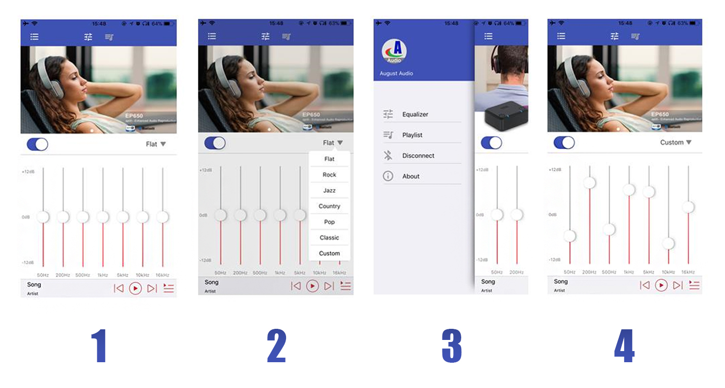 applicazione cuffie bluetooth